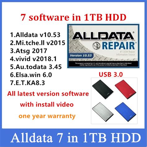 Hot Alldata V Mitc Ell Auto Repair Software With Vivid