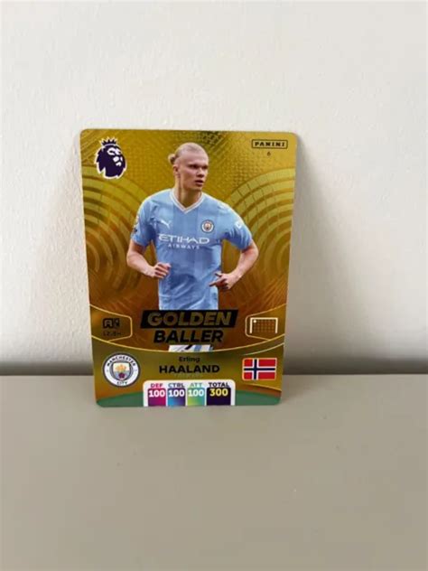 PANINI ADRENALYN XL Premier League 2024 Erling Haaland Golden Baller 6