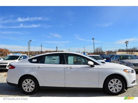 2014 Oxford White Ford Fusion S 88255743 Photo 2 GTCarLot Car