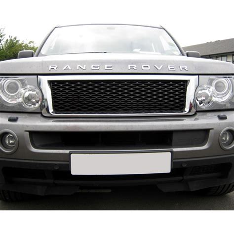 Range Rover Sport Hst Style Front Grill Chrome With Black Mesh