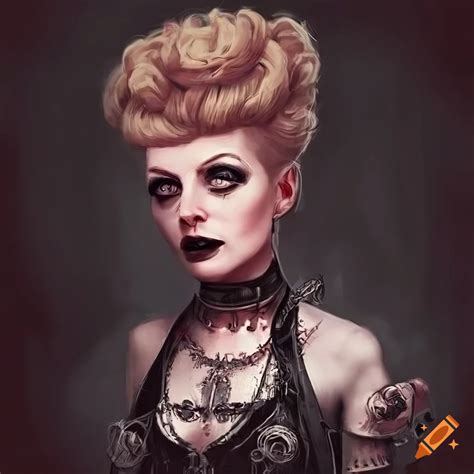 Gothic Post Apocalyptic Sci Fi Steampunk Art Featuring I Love Lucy On Craiyon