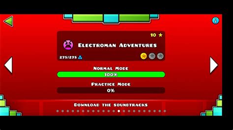 I Beat Electroman Adventures Geometry Dash Youtube