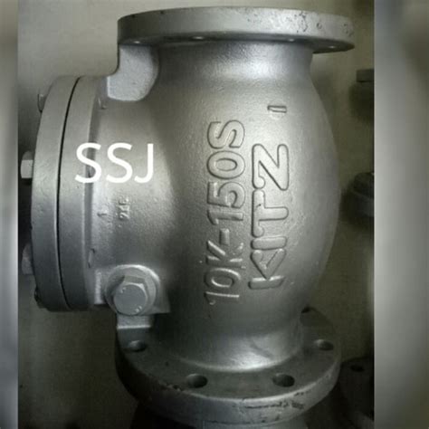 Jual Swing Check Valve Kitz 6 Inch Flange Jis 10k 150 Fc Besi Kota Surabaya Surya Seller