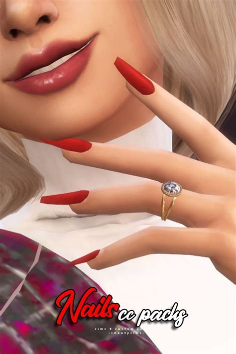 Nails Cc For The Sims The Hottest Cc Packs Sims Nails Sims