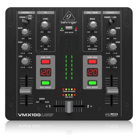 Behringer Pro Vmx Usb Professional Channel Dj Mixer At Gear Music