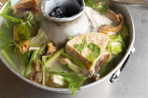 Fish Soup With Taro In A Hot Pot 8259590 Stock Photo At Vecteezy