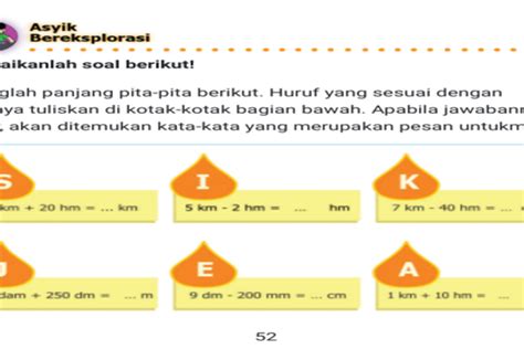 Kunci Jawaban Matematika Kelas Sd Mi Halaman Asyik Bereksplorasi