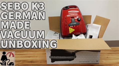 Sebo K Canister Vacuum Unboxing Review Youtube