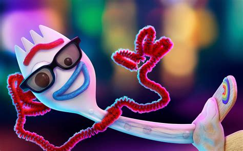 Forky, Toy Story 4, 4K, #24 Wallpaper PC Desktop