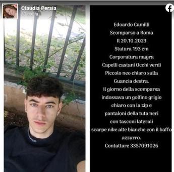 Edoardo Camilli Ritrovato A Roma La Mamma Finalmente Una Buona