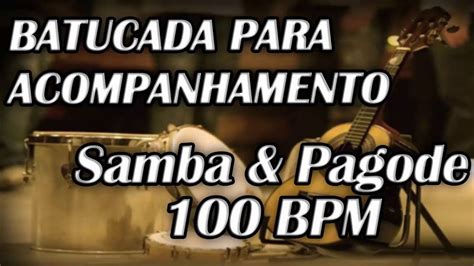 BATUCADA PARA ACOMPANHAMENTO Pagode E Samba 100 BPM Cavaco Banjo E