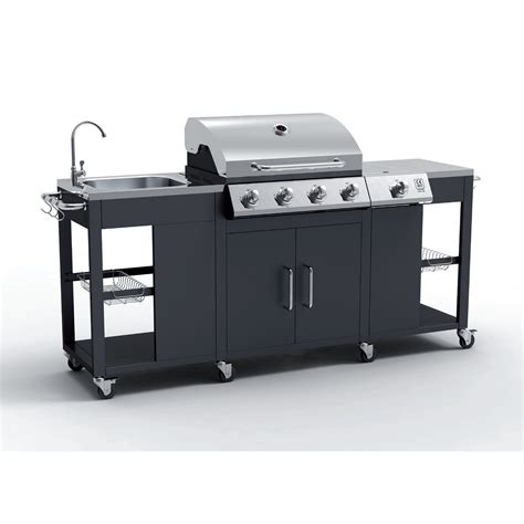 Tepro Gasgrill Küche Clarksburg 4 Brenner Edelstahl 198 X 112 X 59