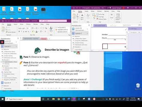 How To Split Screen Two Onenote Pages Youtube