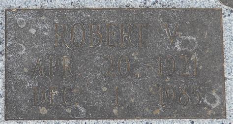 Robert V Scrivener 1921 1985 Find A Grave Memorial