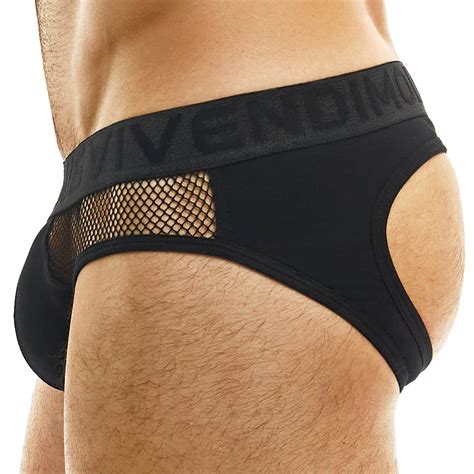 Modus Vivendi Mesh Bottomless Briefs Black Inderwear