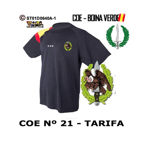 Camiseta COE 21 Tarifa Boina Verde TotemTeams