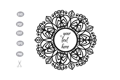 Mandala Monogram SVG