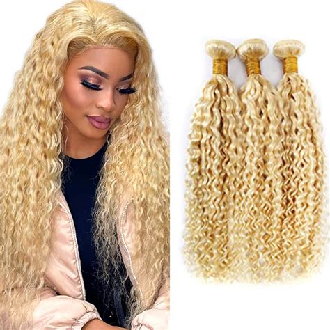 Amazon 18 20 22 Inch Honey Blonde Bundles P27 613 Kinky Curly