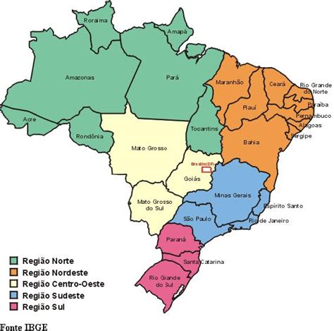 Divisão política do Brasil Introdução ao estudo da geografia