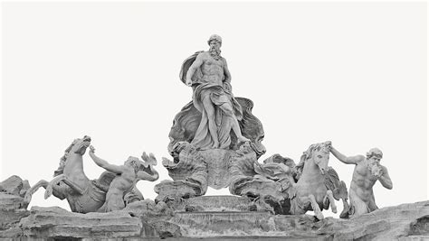 Trevi fountain sculpture, isolated image | Free Photo - rawpixel