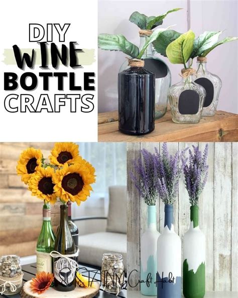 Fab Wine Bottle Crafts To Make This Weekend Sustain My Craft Habit