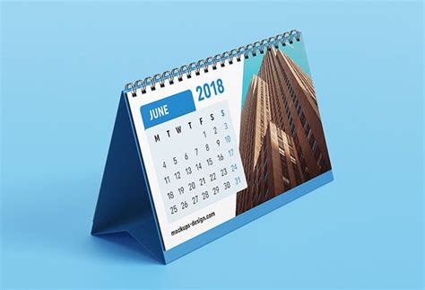 Three Different Dimension Of Table Calendar Mockup Free Resource