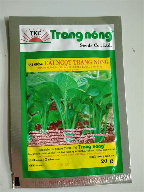 Hạt Giống Rau Cải Ngọt Trang Nông