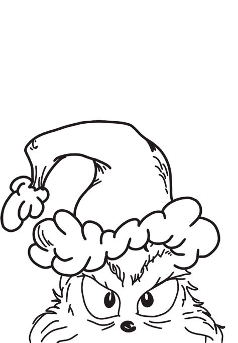 Free Grinch Christmas Coloring Pages Printable