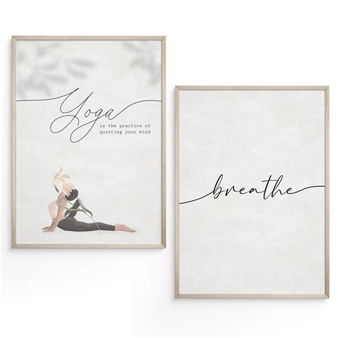 Yoga Wall Art Set of 14 Printables Yoga Studio Art Yoga Room Decor Home ...