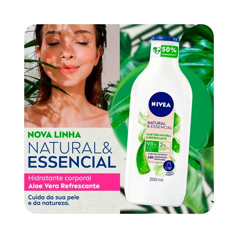 Nivea Hidratante Corporal Natural Essencial Aloe Vera Refrescante Ml