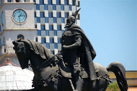 Sheshi Skënderbej Skanderbeg Square In Tirana Qarku I Tiranës