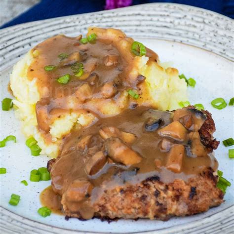 Country Fried Steak with Brown Gravy - Grumpy's Honeybunch