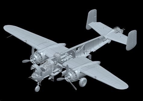 1/32nd B-25H Mitchell bomber Gunship | AeroScale