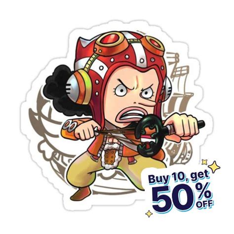 Usopp One Piece Sticker For Sale By Tonysparts In Manga Anime