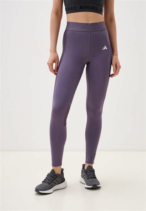 Леггинсы adidas HYGLM 1/1 L Q1, цвет: фиолетовый, RTLADJ590001 — купить ...