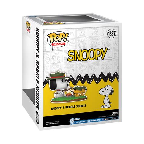 Peanuts Snoopy Beagle Scouts Deluxe Funko Pop Vinyl Figure