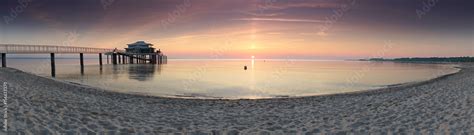 Panorama Timmendorfer Strand Stock Foto Adobe Stock