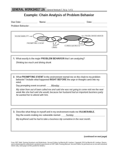 Dbt Skills Training Handouts And Worksheets Marsha Linehan Dbt Worksheets