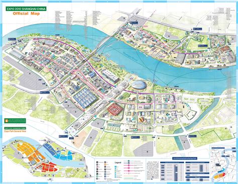 Shanghai Maps China Tourist Attractions Districts City And Suburb