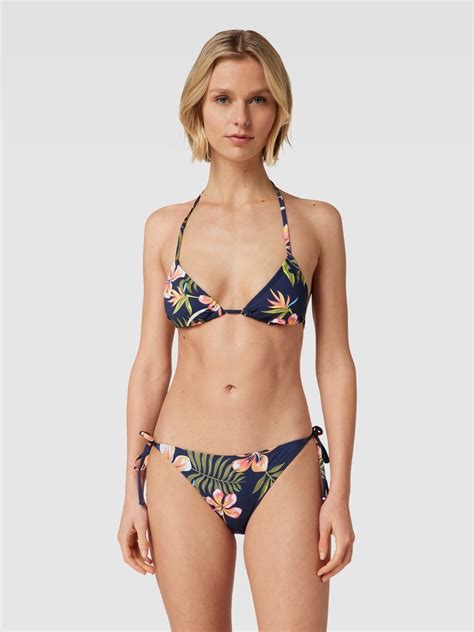 Roxy Bikini Oberteil Mit Floralem Print Modell Into The Sun Marine Online Kaufen