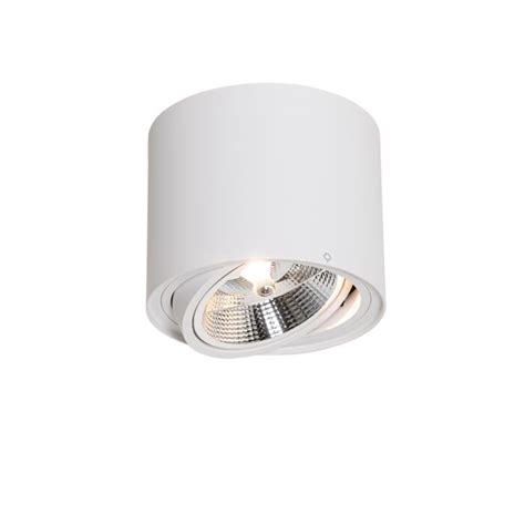 Spot De Plafond Moderne Blanc Orientable Et Inclinable AR111 Rondoo