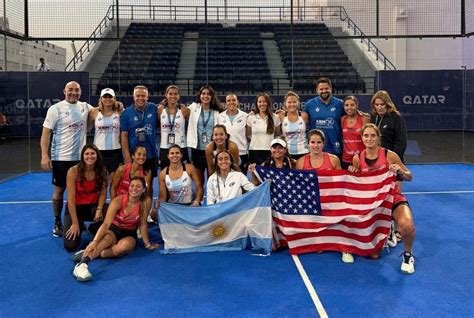 Pádel Argentina venció a Estados Unidos en el debut y arrancó con el