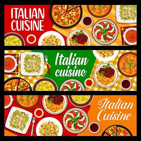 Italian Cuisine Food Horizontal Banners Template Download On Pngtree