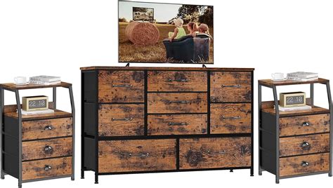 Amazon Furnulem Wide Dresser With Large Drawers For Long Tv