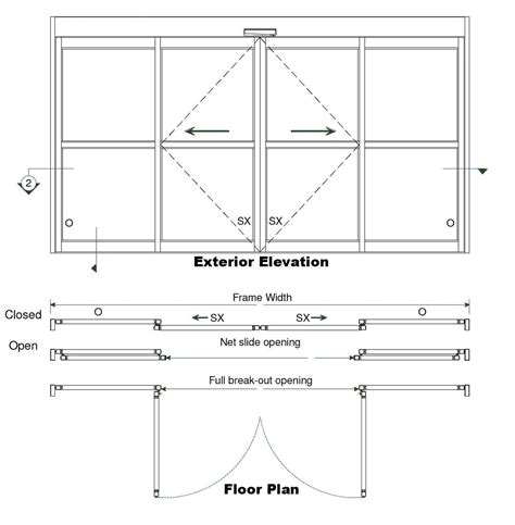 Floor Plan With Sliding Doors