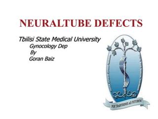 Neural tube defects | PPT