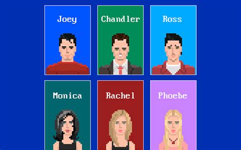 Friends Pixel Art