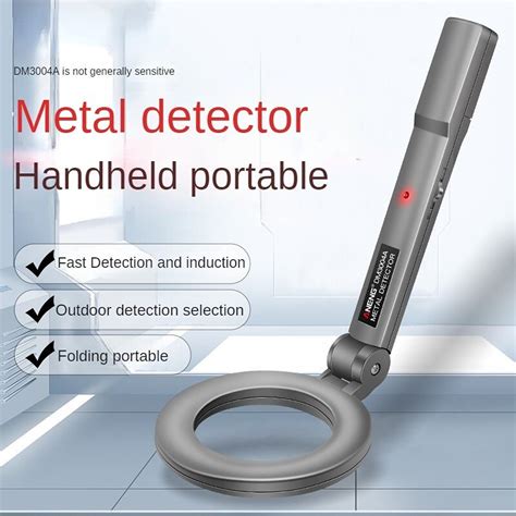 Dm3004a Metal Detector Handheld Alarm High Sensitivity Metal Scanner Security Checker Search