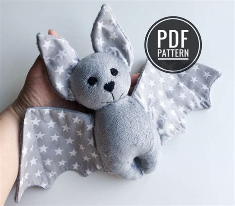 Bat Plush Pattern Bat Toy Pattern Baby Lovey Pattern Baby - Etsy