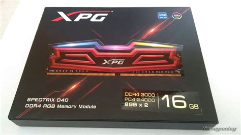 ADATA XPG Spectrix D40 DDR4 RGB TecnoGaming